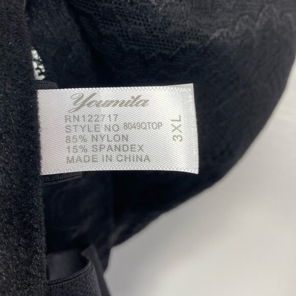 Black Sexy Bra Criss Cross Front X  Strappy 3XL - Picture 6 of 7